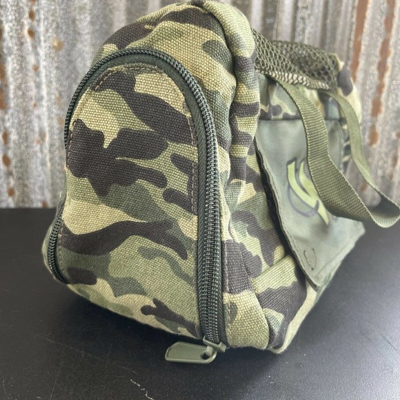 Webkinz Camouflage Pet Carrier Plush Toy Stuffed Animal Soft Carrying Bag Green - Picture 4 of 12